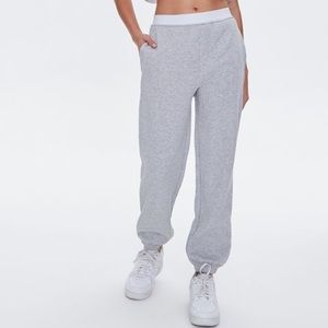 Gray sweatpants